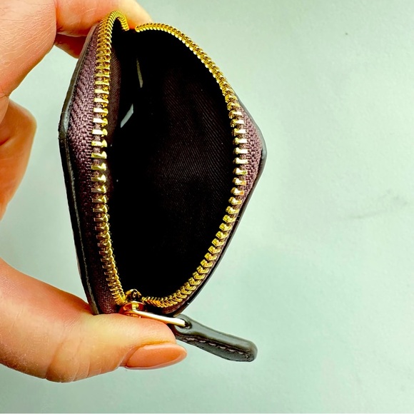 NWT Coach Heart Pouch Bag Charm In Signature Canvas With Heart And Star Print - Picture 9 of 11